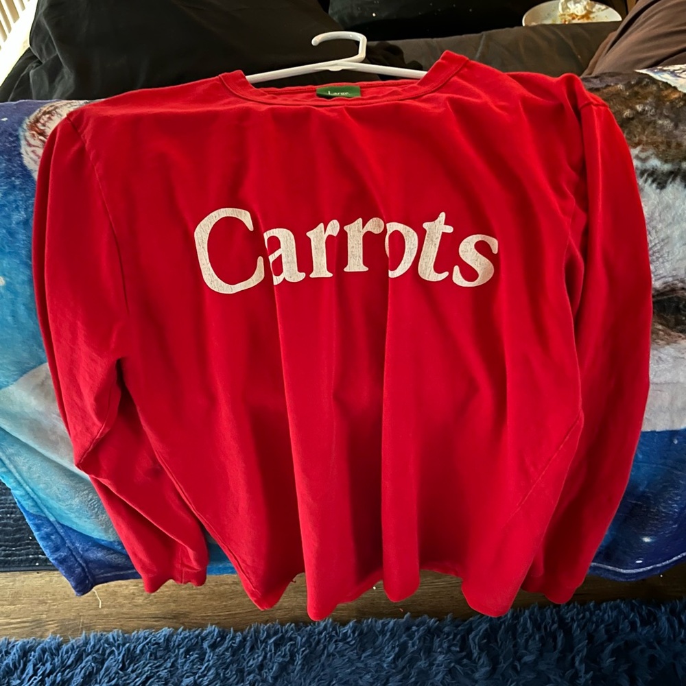 Red Anwar Carrots Long Sleeve Shirt